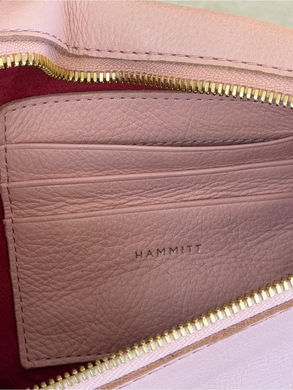 NWOT Hammitt Invitation Brushed Gold Floral Clutch - Picture 5 of 8